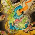 "CONSEQUENCE OF TIME"  PROTOTYPE ALBUM COVER ART FOR RED EYED DEVIL  2011